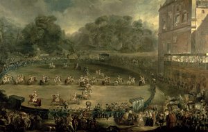 The Royal Parade by Luis Paret y Alcazar